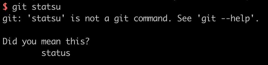 git status 拼写错误